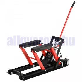   Hidraulikus ollós emelő hidraulikus motorkerékpár emelő max. 680 kg acél 110x36x67 cm