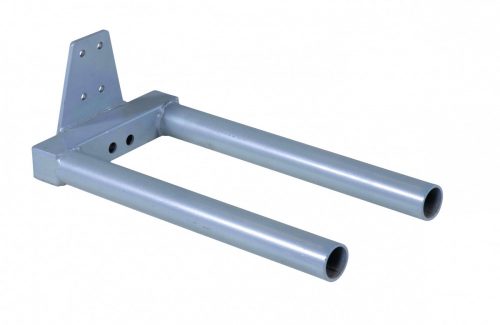 Dupla szőnyeg- vagy tekercstartó rúd emelőhöz 