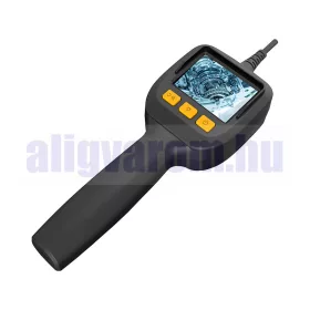   Endoszkóp kamera színes LCD kijelzővel, LED lámpával, akkumulátoros működéssel, IP67