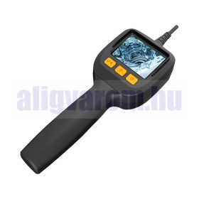   Endoszkóp kamera színes LCD kijelzővel, LED lámpával, akkumulátoros működéssel, IP67