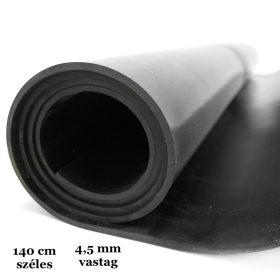   EPDM sima gumilemez 4,5 mm vastagság 1400 mm széles gumitekercs fekete