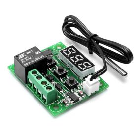   Hőmérséklet érzékelő Termosztát elektronika kapcsoló 12V 10A NTC érzékelővel