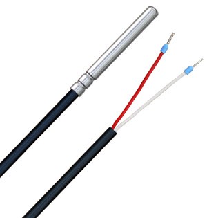 Hőmérséklet érzékelő PT1000 hőmérő szenzor 2,5m PVC kábel 