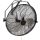  Ipari vízálló fali ventilátor 57 cm átmérővel – 4150 CFM légszállítás, 3 sebességfokozat, IP44 védelem, ≤50 dB halk működés kültérre és beltérre
