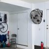  Ipari vízálló fali ventilátor 57 cm átmérővel – 4150 CFM légszállítás, 3 sebességfokozat, IP44 védelem, ≤50 dB halk működés kültérre és beltérre