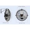  Ipari vízálló fali ventilátor 57 cm átmérővel – 4150 CFM légszállítás, 3 sebességfokozat, IP44 védelem, ≤50 dB halk működés kültérre és beltérre