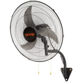   Ipari fali pára ventilátor 49 cm átmérővel – 4650 CFM légszállítás, 3 sebességfokozat, oszcilláció, ≤50 dB halk működés, teljesen fémházas kialakítás kültérre és beltérre