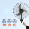 Ipari fali ventilátor 49 cm átmérővel – 4650 CFM légszállítás, 3 sebességfokozat, oszcilláció, ≤50 dB halk működés, teljesen fémházas kialakítás kültérre és beltérre