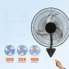  Ipari fali ventilátor 44,45 cm lapátátmérővel – 4000 CFM légszállítás, 3 fokozat, 73 W teljesítmény, 90°-os oszcilláció, alacsony zajszint, fémházas kivitel kültéri és beltéri használatra