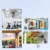 Ipari vízpermetes fali ventilátor 61,6 cm átmérővel – 7000 CFM légszállítás, 3 sebességfokozat, IP44 vízálló, oszcilláló funkcióval kültérre és beltérre