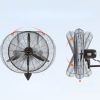 Ipari fali permetező ventilátor 74,9 cm átmérővel – 9500 CFM légszállítás, 3 sebességfokozat, IP44 vízálló kivitel, oszcilláló