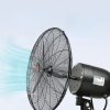 Ipari fali permetező ventilátor 74,9 cm átmérővel – 9500 CFM légszállítás, 3 sebességfokozat, IP44 vízálló kivitel, oszcilláló