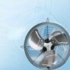 Fémházas ipari falra szerelhető elszívó ventilátor – 262 mm átmérő, 1250 m³/h légszállítás, 27 W, automatikus zárólamellák, halk működés