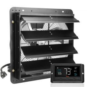   Fali elszívó ventilátor – 406 mm átmérő, 1747 CFM légszállítás, távirányítós vezérlés, teljesen fémházas, ipari kivitel