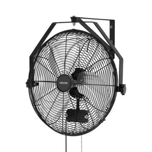  Ipari fali ventilátor 56,5 cm átmérővel – 4150 CFM légszállítás, 3 sebességfokozat, IP44 védelem, halk működés kültérre és beltérre 