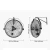  Ipari fali ventilátor 56,5 cm átmérővel – 4150 CFM légszállítás, 3 sebességfokozat, IP44 védelem, halk működés kültérre és beltérre 