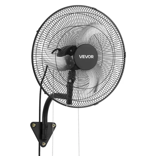  59 W ipari fali ventilátor 51 cm – oszcilláló faliventilátor 3 sebességfokozattal és állítható dőlésszöggel 