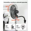  59 W ipari fali ventilátor 51 cm – oszcilláló faliventilátor 3 sebességfokozattal és állítható dőlésszöggel 