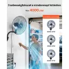  59 W ipari fali ventilátor 51 cm – oszcilláló faliventilátor 3 sebességfokozattal és állítható dőlésszöggel 