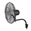 95 W ipari fali párásító ventilátor 56 cm – Távirányítós oszcilláló faliventilátor vízpermettel, IP44 védelemmel és intelligens hőmérséklet-szabályozással