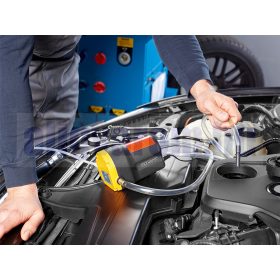   Gázolaj fáradtolaj szivattyú és csipeszes dízel üzemanyag átfejtő pumpa 12V 80W akkumulátorra csíptethető szivattyú csipeszes