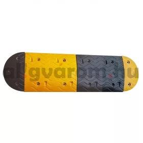 Fekvőrendőr 50 mm magas 380 mm széles végelem, forgalom lassító küszöb, 04