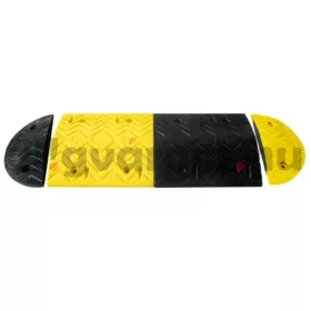 Fekvőrendőr 70 mm magas 425 mm széles végelem, forgalom lassító küszöb, 05