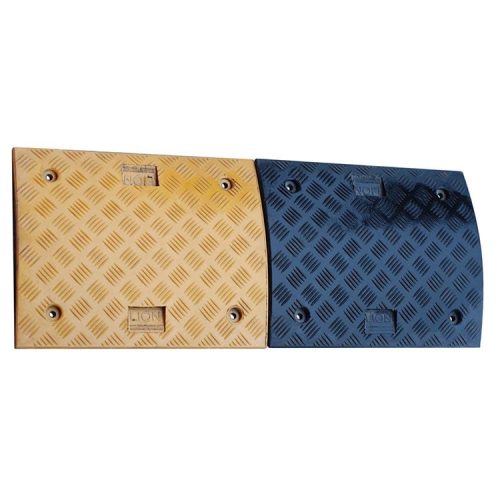 Fekvőrendőr 50 mm magas, 400 mm széles, 2 x 500 mm hosszú köztes elem, forgalom lassító küszöb B06