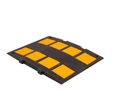 Fekvőrendőr 30 mm magas, 600 mm széles, 500 mm hosszú köztes elem, forgalom lassító küszöb B07/30