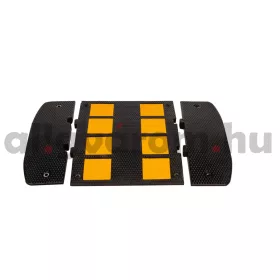 Fekvőrendőr 50 mm magas 600 mm széles 225 mm hosszú végelem, forgalom lassító küszöb, 07 