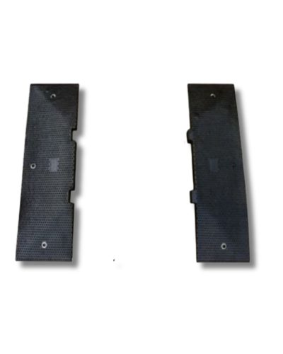 Fekvőrendőr 50 mm magas 900 mm széles 250 mm hosszú végelem, forgalom lassító küszöb, B08