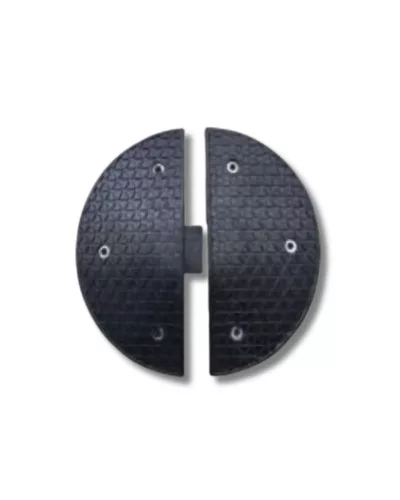 Fekvőrendőr 30 mm magas 500 mm széles végelem, forgalom lassító küszöb, B28, 30