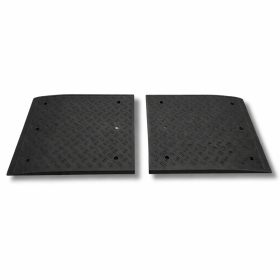   Forgalom lassító párna, fekvőrendőr köztes elem 65 mm magas, 900 mm széles, 750 mm hosszú, forgalom lassító küszöb B68 fekete színben