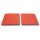 Forgalom lassító párna, fekvőrendőr  köztes elem, 65 mm magas, 900 mm széles, 750 mm hosszú, forgalom lassító küszöb B68 piros színben