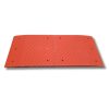Forgalom lassító párna, fekvőrendőr  köztes elem, 65 mm magas, 900 mm széles, 750 mm hosszú, forgalom lassító küszöb B68 piros színben