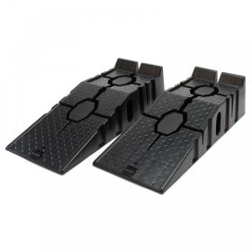   Nagy teherbírású felhajtó rámpa, besüllyesztett kerékhellyel 2 db Rámpa, kiállításhoz, járdához, szereléshez 2500 kg teherbírás