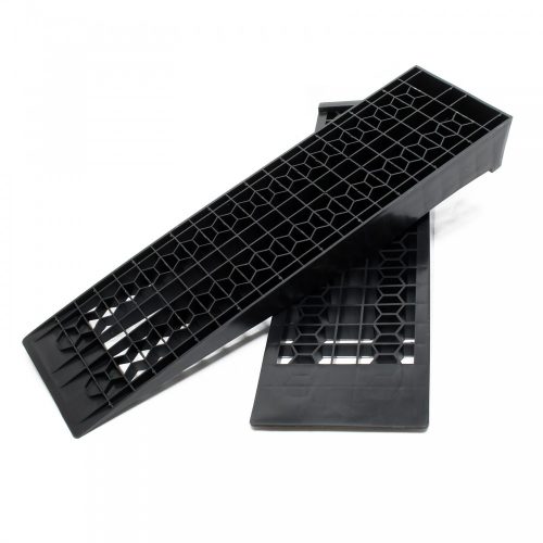 Extra lapos felhajtó rámpa, besüllyesztett kerékhellyel 2 db Rámpa, kiállításhoz, bemutatóhoz 3000 kg teherbírás/pár 60 mm magas