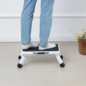   Háztartási fellépő acélból állítható magasságú létra 150 kg teherbírás