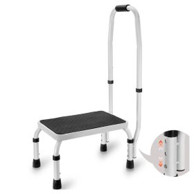   Állítható magasságú, egyfokos fellépő kapaszkodóval 150 kg teherbírás háztartási létra