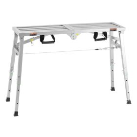   Munkaplatform 180 kg teherbírású állítható magasságú (500-740mm) fellépő és állvány 