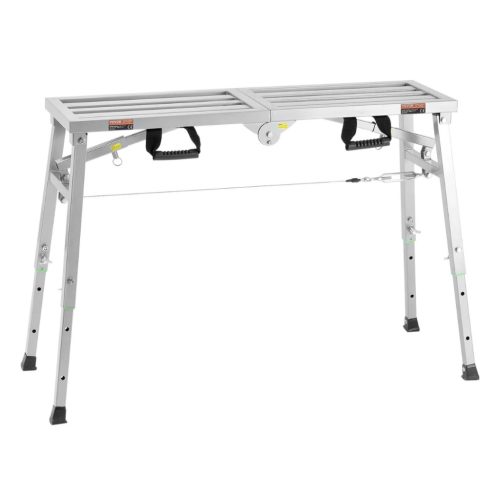 Munkaplatform 180 kg teherbírású állítható magasságú (500-740mm) fellépő és állvány 