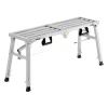Munkaplatform 180 kg teherbírású állítható magasságú (500-740mm) fellépő és állvány 