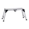 Alumínium munkaplatform összecsukható, állítható magasságú, 150 kg teherbírású állvány