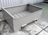 Targoncázható acél tároló konténer Méret belül 0,3 m³ 1200x800x340 mm 1000 kg EUR raklap méretű acélláda