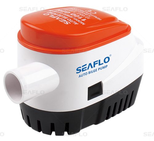 Fenékszivattyú Seaflo automata búvárszivattyú 12V 72W 4320 liter/óra szállítás vízszint kapcsolóval