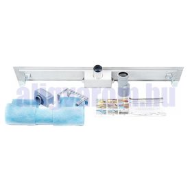   Zuhanyfolyóka 100 cm 100% inox Zuhany összefolyó csíkos Teljes egészében rozsdamentes anyagból