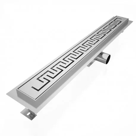 Rozsdamentes zuhanyfolyóka azték mintázatú 60 cm 