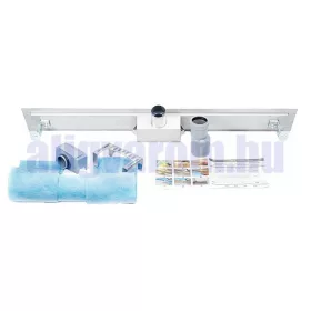 Rozsdamentes zuhanyfolyóka hullámos mintázatú 70 cm