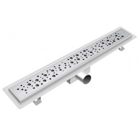 Rozsdamentes zuhanyfolyóka csepp mintázatú 90 cm 