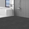 PVC vízelvezető padlólap 12 darabos 30x30 cm fekete csúszásmentes moduláris burkolat készlet 
